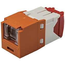 パンドウイット パンドウイット　カテゴリ5E　シャッター付モジュラージャック　オレンジ CJH5E88TGOR CJH5E88TGOR