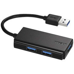 Rakuten - BUFFALO(バッファロー） USB3.0 バスパワー 3ポート ハブ ブラック BSH3U108U3BK ブラック BSH3U108U3BK