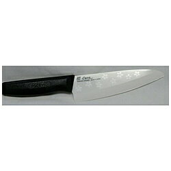 フォーエバー セラミック包丁160mm白刃黒柄花模様 NRW16-SAK NRW16SAK