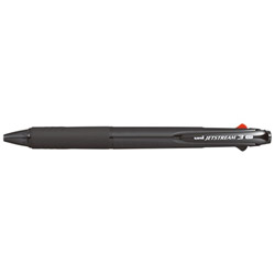 三菱えんぴつ ［油性ボールペン］ ジェットストリーム 3色ボールペン 透明ブラック（ボール径：0.7mm） SXE340007T.24 SXE340007T