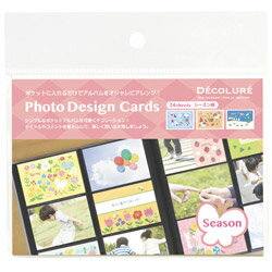 Nakabayashi DECOLURE フォトデザインカード シーズン24枚入り PTCL-08 PTCL-08 PTCL08