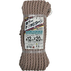 ユタカメイク ユタカメイク　カラートラックロープ　12mm×20m　カッチ CTR509