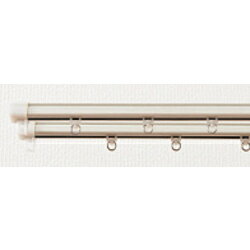 東京シンコール 静音角型木目レール 2m用(110-200cm) ダブル ホワイト I58022MWWW I5802_2MWWW