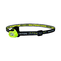 ジェントス 小型ヘッドライト イエローグリーン HC-24YG LED /ボタン電池 HC24YG [振込不可]