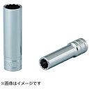 京都機械工具 KTC インチ 9.5sq.ディープソケット(十二角)(インチ)B3L−1/2W B3L-1/2W B3L12W