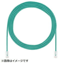 パンドウイット パンドウイット　カテゴリ5E細径パッチコード　5m　緑 UTP28CH5MGR UTP28CH5MGR