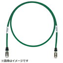 パンドウイット パンドウイット　CAT6A／CAT6　シールドパッチコード　15m　緑 STP6X15MGR STP6X15MGR