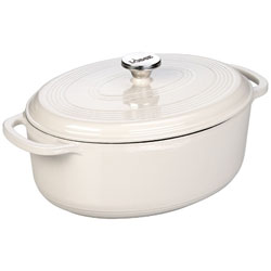 ロッジ ロッジ エナメルオーバルダッチオーヴン 7クォート オイスターホワイト EC70D13 ＜AEN0601＞ ［IH対応］ AEN0601