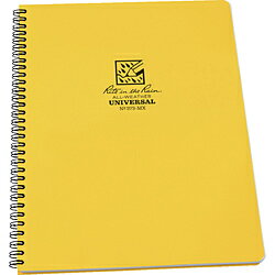 RITR RITR 8 1／2×11 スパイラルノートブック ユニバーサル イエロー RITR 373-MX 373MX