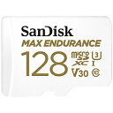 SanDisk(TfBXN) microSDXCJ[h UHS-I MAX ENDURANCEi}bNX GfXjϋv SDSQQVR-128G-JN3ID mClass10 /128GBn SDSQQVR128GJN3ID