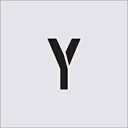 樂天商城 - アイマーク ステンシル Y 文字サイズ100×65mm AST41 AST41