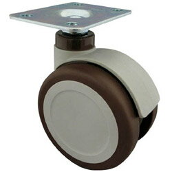 東信製作所 プレート式双輪キャスター　124径　自在　X5P X5P