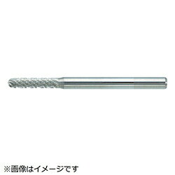 トラスコ中山 超硬バー 先丸円筒型 Φ2．5X刃長11X軸3 シングルカット TB2A024S TB2A024S