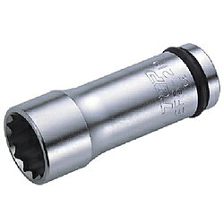 ■21mmソケット内に小判型形状を内蔵しており、一丁で二役のソケットです。■アイビーフォームタイ（150mmタイプ）と単管ダブル締め「同時解体」が可能な先端工具です。■14.4Vにも対応しています。【用途】・インパクトレンチを用いたフォームタイ解体作業に。【仕様】・対辺寸法（mm）： 21・差込角（mm）： 12.7・全長（mm）： 75・適合Cリング・適合Oリング・適合ピン・適合リング・12角サーフェイスタイプ21mmソケット内に小判型形状を内蔵しており、一丁で二役のソケットです。
