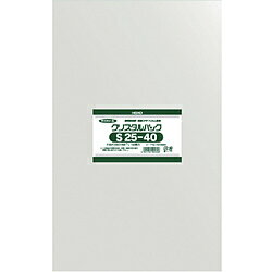 ���⥸�� HEIKO OPP�� �ơ��פʤ� ���ꥹ����ѥå� S25-40��100������� 6748300S2540 6748300S2540