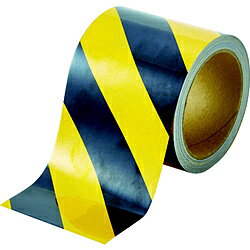 トラスコ中山 TRUSCO　再帰反射テープ　90MMX10M　黄／黒 TRFT90-YB TRFT90YB