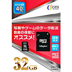 GTS microSDHCJ[h GTS GSMS032PAD [32GB /Class10] GSMS032PAD