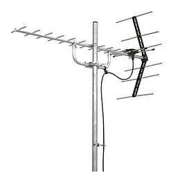受信チャンネル13〜52ch対応（オールチャンネル）の地上デジタル放送用UHFアンテナです。前後比特性に優れ、後方からの妨害波に威力を発揮します。適合マスト径 22〜48.6mm。地上デジタル放送受信に対応した14素子UHFアンテナ（オールチャンネル）