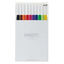 三菱えんぴつ 水性サインペン10色セットNO.1 EMOTT(エモット) PEM-SY10CNO1 PEMSY10CNO