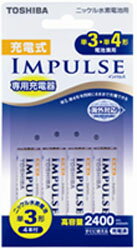 TOSHIBA() żIMPULSE Ŵ糧åȡñ3IMPULSEmin.2400mAh 4աˡTNHC-34AH ڸ14.5mm() TNHC34AH