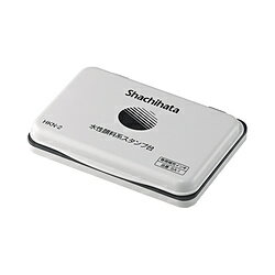 シヤチハタ 水性顔料系スタンプ台 中形 黒 HKN-2-K HKN2K