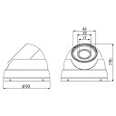 マザーツール フルハイビジョン高画質防水ドーム型AHDカメラ MTD-W308AHD MTDW308AHD 3