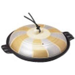 遠藤商事 アルミ陶板鍋 金銀翔彩 19cm 特深型 ＜QTU335＞ QTU335