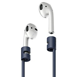 ELAGO AirPods(エアーポッズ)用ネックストラップ STRAP for AirPods EL_APDSRSCAS_JI インディゴ ELAPDSRSCASJI