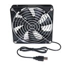 タイムリー 〔USB扇風機〕　BIGFAN140U for Men BIGFAN140U ブラック BIGFAN140U