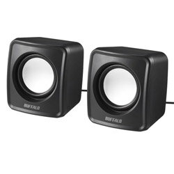 Buffalo - BUFFALO(バッファロー） BSSP108UBK PC用スピーカー USB電源コンパクトサイズ ブラック BSSP108UBK