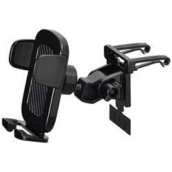 【在庫限り】 セイワ スマートフォン用［幅 57～90mm］　ワンモーションホルダー AC　ブラック　W917 W..