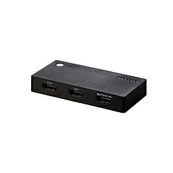 Distributors - ELECOM(エレコム) HDMI切替器/2入力1出力/ケーブルなしモデル/ブラック DH-SWL2CBK DHSWL2CBK