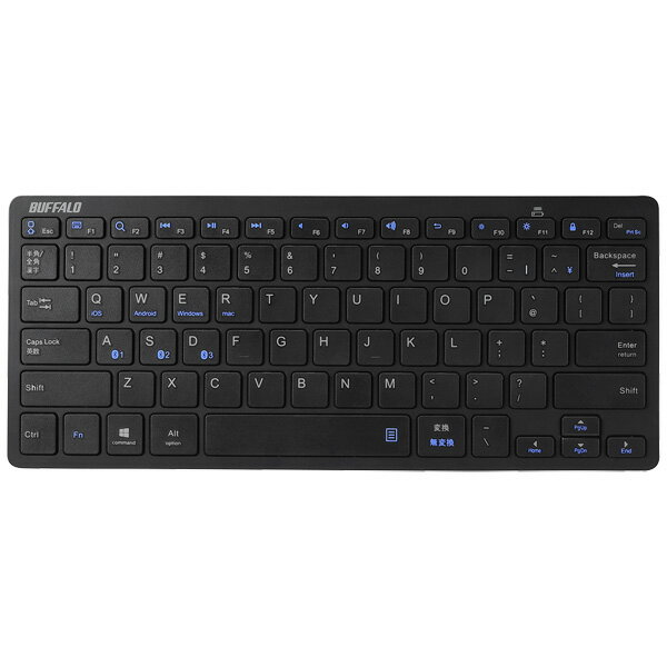BUFFALO(�Хåե������� Bluetooth 3.0�б� ����ѥ��ȥ����ܡ��� �֥�å� BSKBB318BK BSKBB318BK