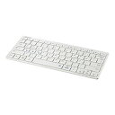 BUFFALO(バッファロー) Bluetooth 3.0対応 コンパクトキーボード ホワイト BSKBB318WH BSKBB318WH