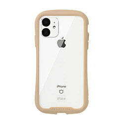 HAMEE iPhone 11 6.1インチ iFace Reflection強化ガラスクリアケース 41-907399 ベージュ IPXIRIFACERFTBG