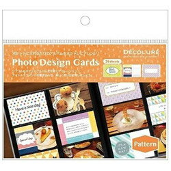 Nakabayashi DECOLURE フォトデザインカード パターン PTCL06 PTCL06