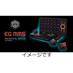 EPICGEAR DeFiant用交換用キースイッチ（24個セット） EG Switch Purple 24 Pack　EGKFE1-PBAA-AMSG EGKFE1PBAAAMSG [振込不可] [代引不可]