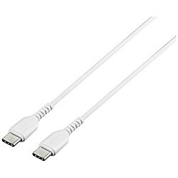 〔USB-Cポート用：USB-C ⇔ USB-Cケーブル（充電・転送）〕スマートフォン用、断線に強くしなやかなUSB2.0 Type-Cケーブル。■ 最新スマホの急速充電・通信に対応するTypeCケーブルUSB Type-C搭載のスマホなどの機器と、USB Type-C搭載のパソコンや充電器などを接続する、USB2.0規格のType-C to Type-Cケーブルです。Type-Cコネクターは表・裏どちらの向きでも挿入できるリバーシブルコネクターとなっています。※本製品はUSB2.0/1.1仕様のため、最大転送速度（規格値）は480Mbpsになります。■ 断線に強い新設計ラバーブッシュを採用断線しやすいコネクターの根元を保護する 新設計ラバーブッシュ を採用。バッファロー社従来比約10倍（※）の屈曲耐久性を実現しています。※従来品「BSMPU12Uシリーズ」との屈曲検査比較■ しなやかで強いスリムケーブルTPE（熱可塑性エラストマー）素材を採用し、屈曲耐久性に優れた細く柔らかいケーブルを実現しました。■ RoHS基準値準拠2006年7月からEU圏で施行された電気・電子機器に対する特定有害物質使用制限指令「RoHS指令」の基準値に準拠しています。【製品仕様】■対応機種：USB Type-Cポート搭載機器■ インターフェース：USB2.0/1.1■ コネクター形状：USB Type-C（オス）/USB Type-C（オス）■ 寸法（ケーブル長）：1.5m■ ケーブル径：2.8mm■ 質量：約27g■ 動作環境：温度5～40℃、湿度10～80％(結露なきこと)■ 製品構成：本体ケーブル長1.5m形状USB-C ⇔ USB-C規格USB2〔USB-Cポート用：USB-C ⇔ USB-Cケーブル（充電・転送）〕 スマートフォン用、断線に強くしなやかなUSB2.0 Type-Cケーブル。