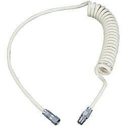 トラスコ中山 ウレタンコイルホース 2．4m ネオグレー UCH3NG UCH3NG