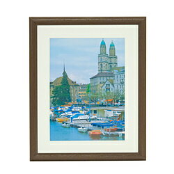 Photo Frame - フジカラー 木製額縁_IM-30_A4_ブラウン IM30_A4_BR