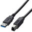 BUFFALO(Хåե USB3.0 A to B ֥ 1m ֥å BCUAB310BK BCUAB310BK