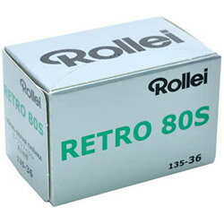 ROLLEI 高解像度スーパーパンクロマティック白黒フィルムROLLEI RETRO 80S 135-36 RR1811