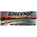 大同工業 バイク用チェーン カラー:GOLD ZJ（カシメタイプ）　520ZVM-X-130L 520ZVMX130L