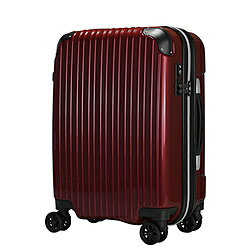 エスケープ スーツケースハードジッパー ESC2125-55MRD メタリックレッド [58-68L] ESC212555MRD
