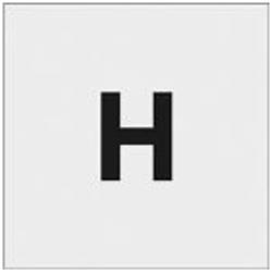樂天商城 - アイマーク IM　ステンシル　H　文字サイズ50×40mm AST-H5040 ASTH5040