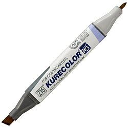 呉竹 油性カラーペン KURECOLOR TWIN WS ZIG(ジグ) SAND KC-3000N-723 KC3000N723 【852】