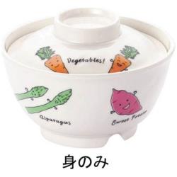 SINCA メラミンお子様食器「ベジタ村」 702-VV 丼 小 身 ＜RDVC201＞ RDVC201