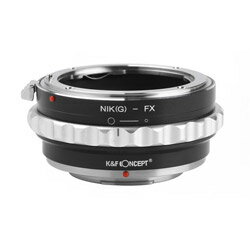K＆F Concept マウントアダプター　KF-NGX2（ニコンFマウント［Gタイプ対応］レンズ → 富士フイルムXマウント変換）絞りリング付き KF-NGX2 KFNGX2