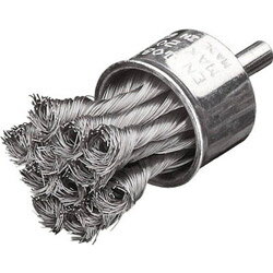 LESSMANN 456398 LESSMANN 軸付ノット型エンドブラシ Φ29 ステンレス線 0.50 456398