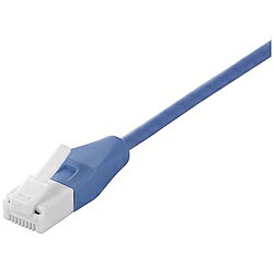 BUFFALO(バッファロー） ツメの折れないLANケーブル カテゴリー6 ストレート スリムタイプ （ブルー・3m）　BCLS6S30BL BCLS6S30BL